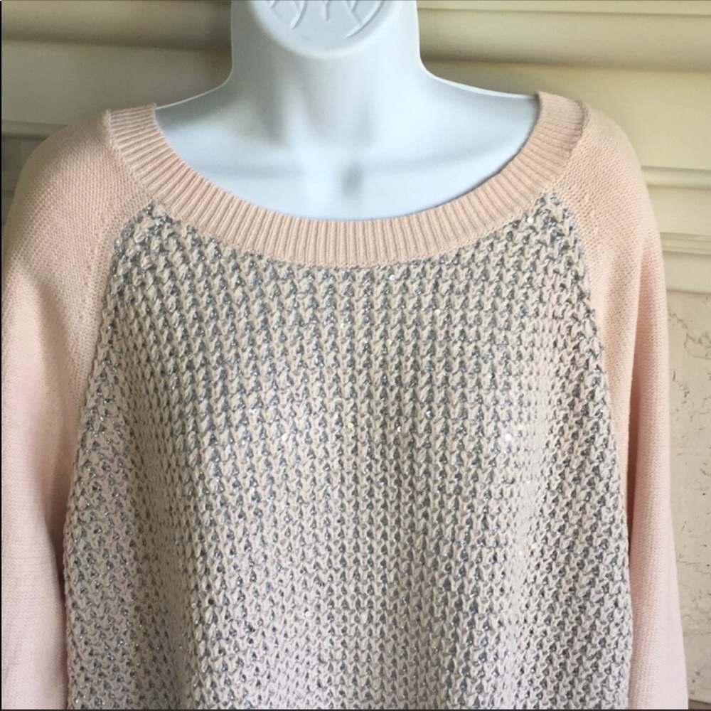 NEW NYDJ Plus Size Sparkle Sweater with Sequins - Picture 4 of 8